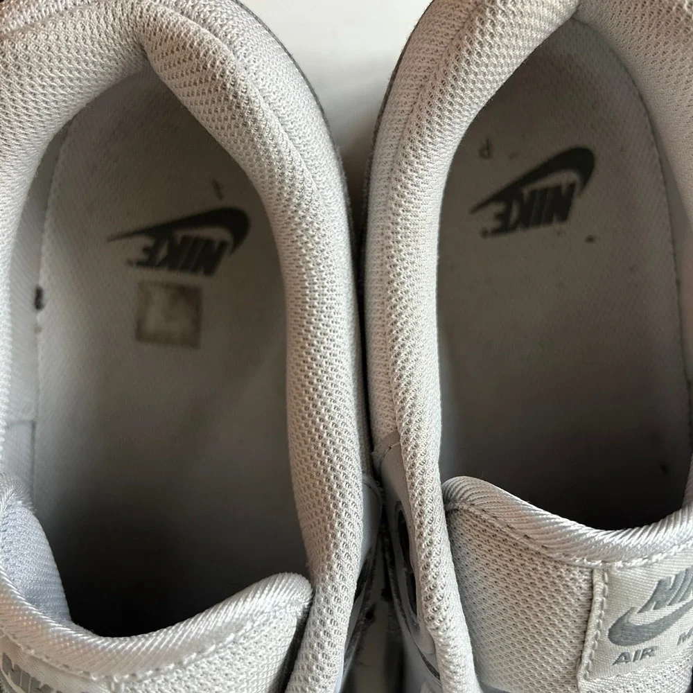 Nike Air Max 1 Sz 14 Photon Dust Smoke Grey White HM9936-001 Mesh Suede Low